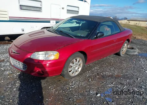 2003 Chrysler Sebring Gtc из США, поврежденный, VIN 1C3EL75T53N525527
